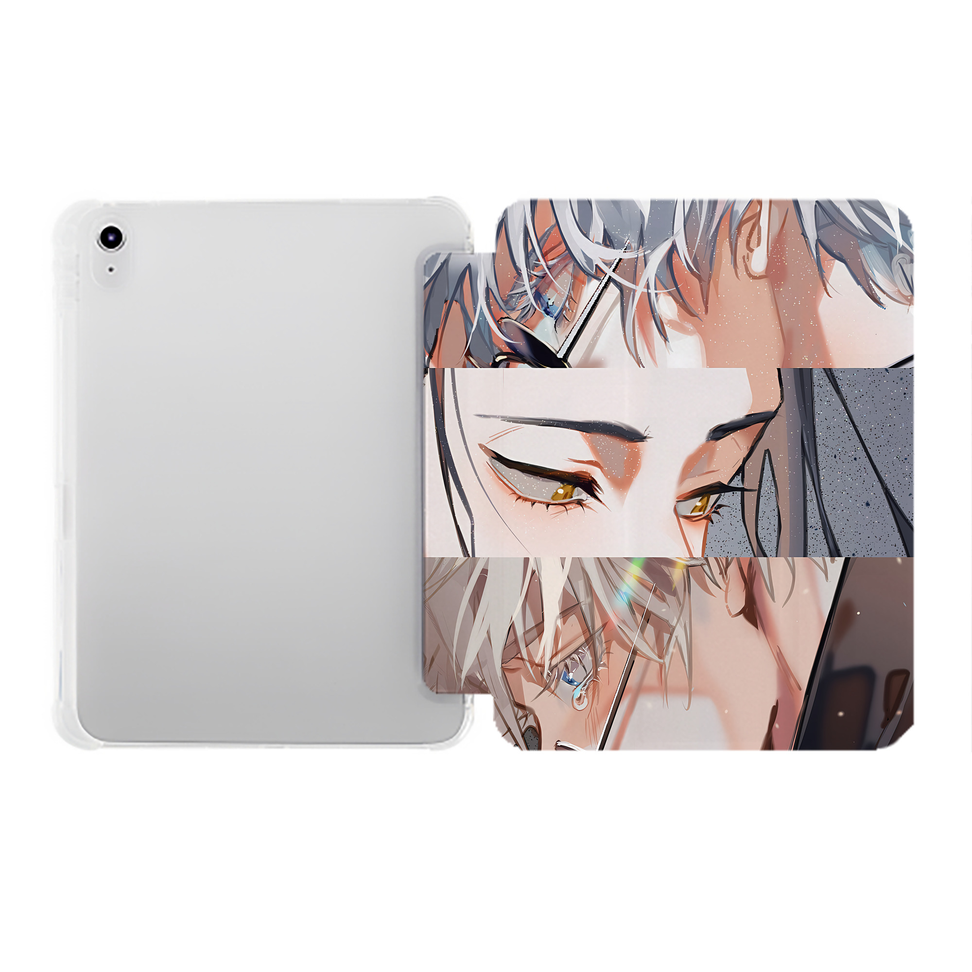 （画像用） SPY×FAMILY间谍家家酒 IPad ケース ペン収納付き 三つ折りスタンド PUレザー×シリコン 対応機種9.5/10.5/10.9インチ